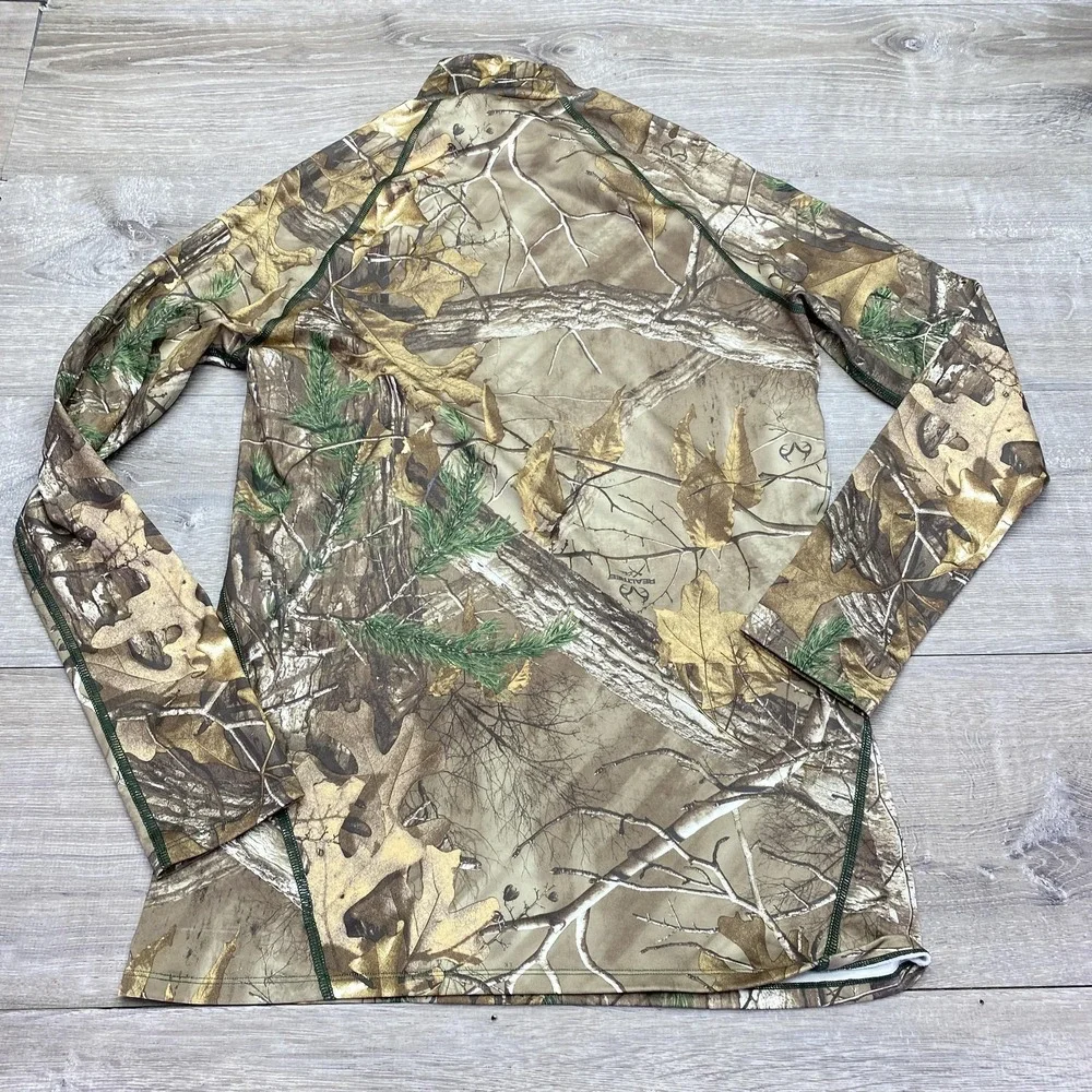 Under Armour Sweatshirt Mens XL Realtree Xtra Camo ColdGear Scent Control Fitted - Picture 4 of 7